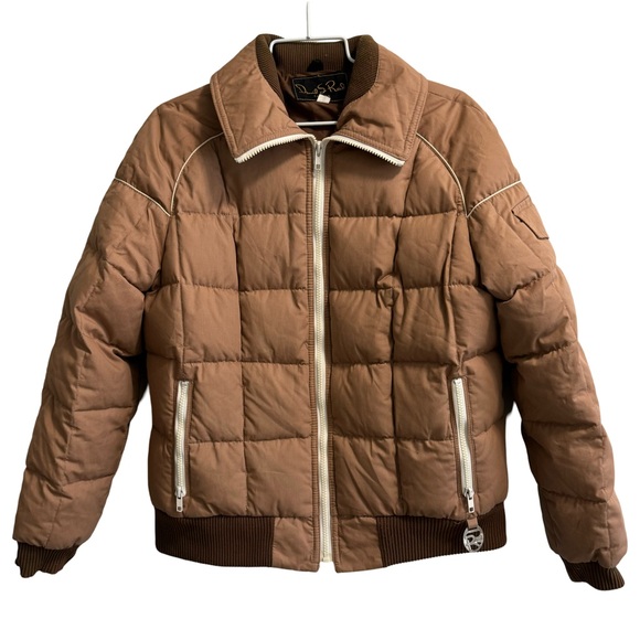 Vintage David S. Reid Canada 70s Quilted Down Jacket Size Small - Picture 1 of 15